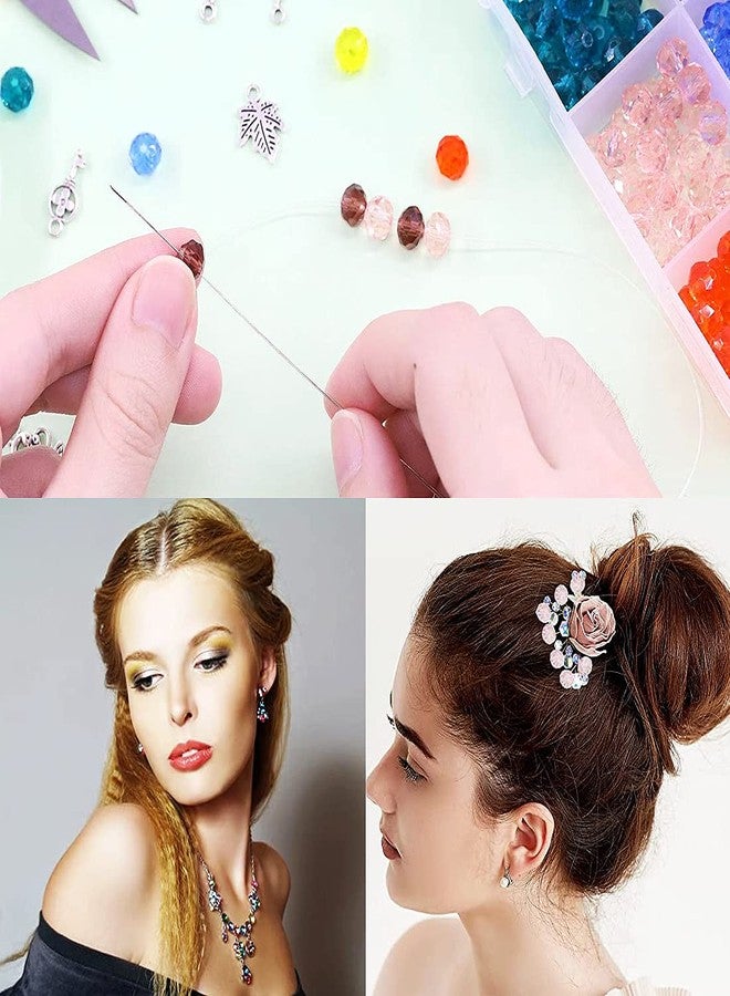 دي آي واي كرافتس خرز فاصل متعدد الأوجه، مقاس 7 مم × 8 مم، كما هو موضح في الصورة، يُستخدم لصنع الأساور والقلائد والمجوهرات، مصنوع من الزجاج متعدد الألوان، شكل دائري، رقم المنتج 443 (25 غرام، كما هو موضح في الصورة). - Image 3